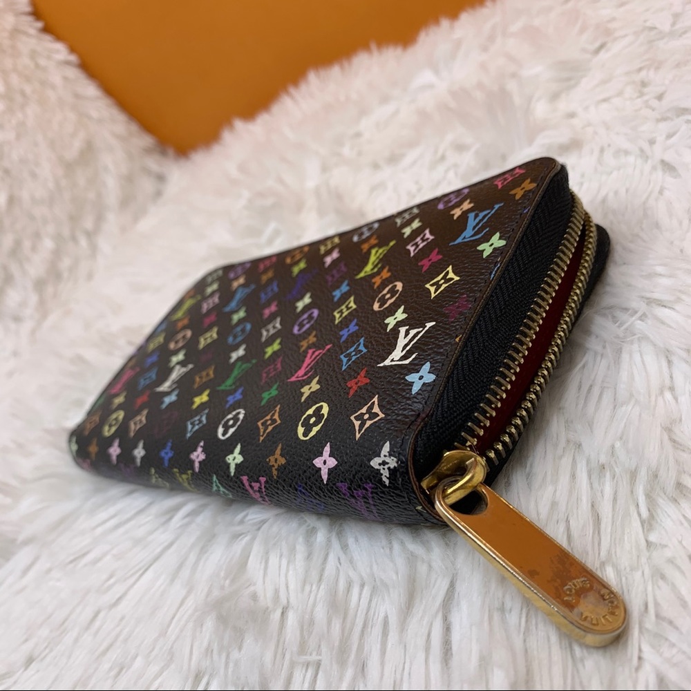 ❌SOLD❌ Louis Vuitton Multicolore Zippy Wallet noir - Picture 5 of 7